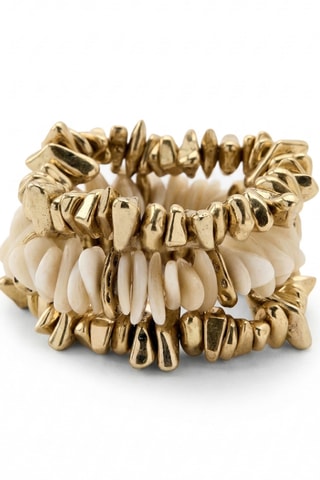 3 bracelets - Plaqué or jaune