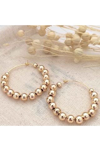 Boucles d'oreilles - Laiton plaqué or