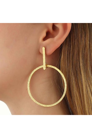 Boucles d'oreilles - Laiton plaqué or