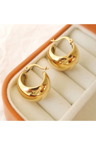 Boucles d'oreilles - Laiton doré plaqué or