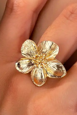 Bague - Plaqué or jaune