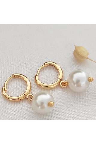 Boucles d'oreilles - Laiton plaqué or