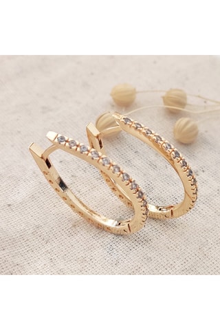 Boucles d'oreilles - Laiton plaqué or