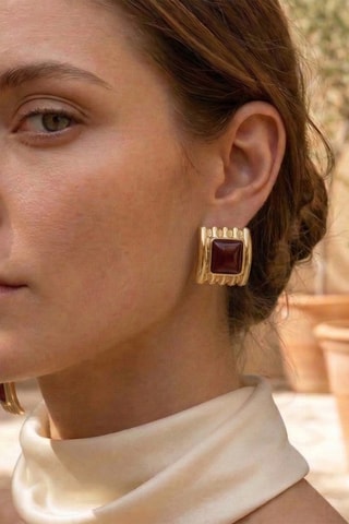 Puces - Plaqué or jaune