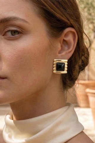 Puces - Plaqué or jaune