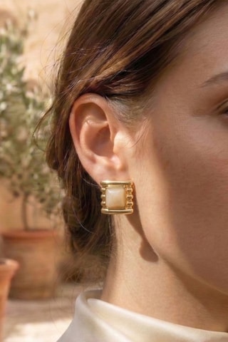 Puces - Plaqué or jaune