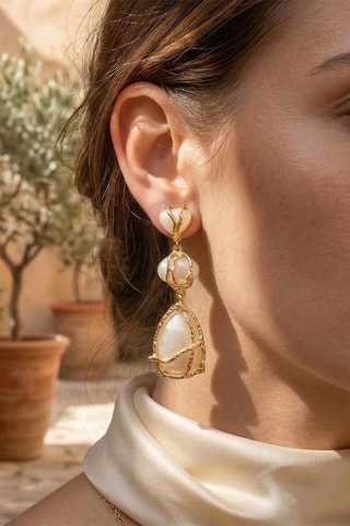 Boucles d'oreilles - Plaqué or jaune
