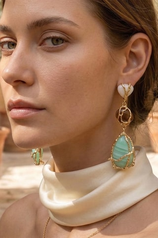 Boucles d'oreilles - Plaqué or jaune