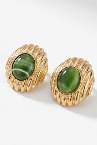 Puces - Plaqué or jaune