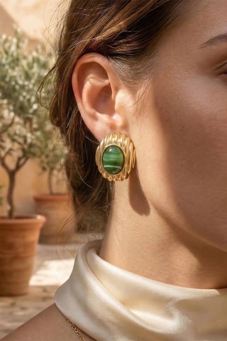 Puces - Plaqué or jaune