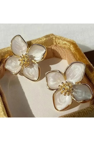 Puces - Plaqué or jaune