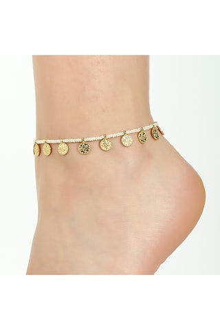 Bracelet de cheville - Laiton plaqué or