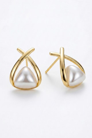 Puces - Plaqué or jaune