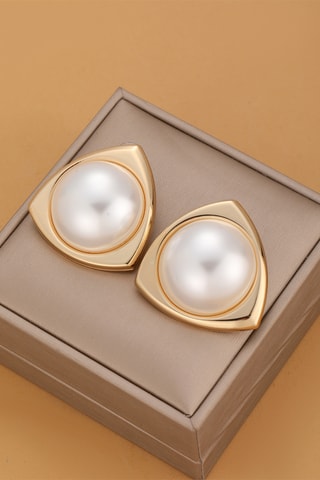 Puces - Plaqué or jaune