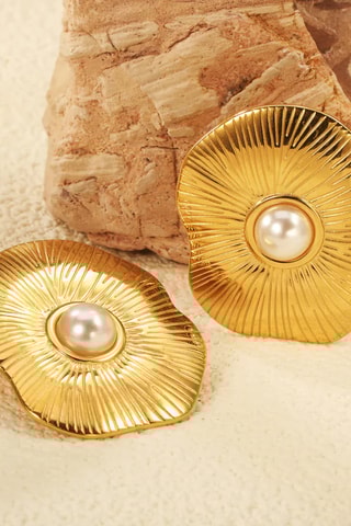 Puces - Plaqué or jaune