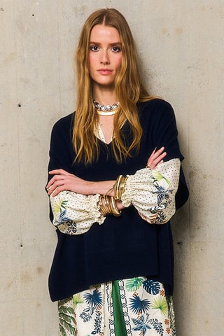 Maglia in lana Aina - Blu