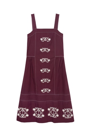 Abito salopette Marguerite - Bordeaux