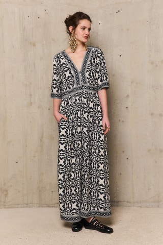 Abito lungo Marilyn - Nero