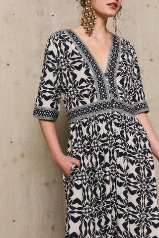 Abito lungo Marilyn - Nero