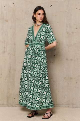 Abito lungo Marilyn - Verde