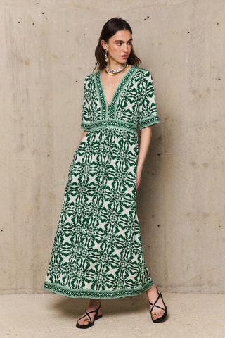 Abito lungo Marilyn - Verde