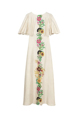 Abito lungo Dina - Beige