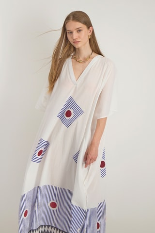 Abito lungo oversize Jessy - Marrone