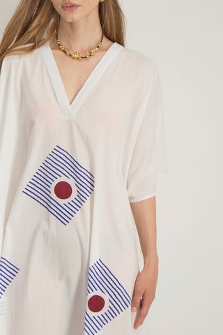 Abito lungo oversize Jessy - Marrone