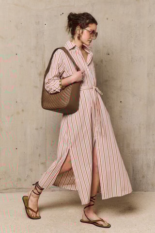 Abito a camicia Victoire - Marrone