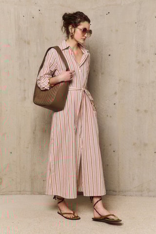 Abito a camicia Victoire - Marrone