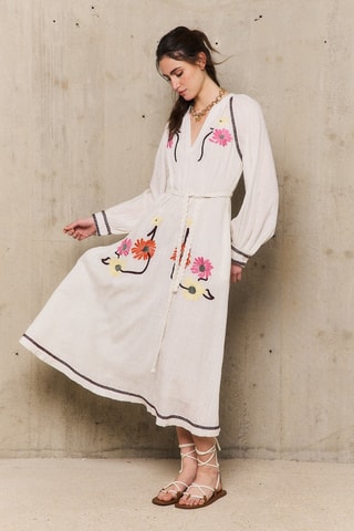 Abito midi Augustine - Beige