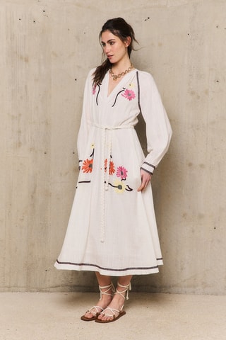 Abito midi Augustine - Beige