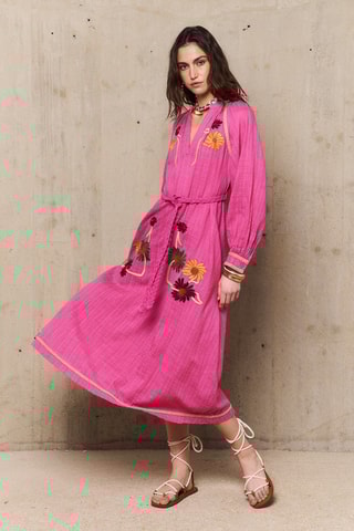 Abito midi Augustine - Rosa