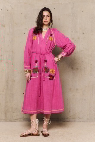 Abito midi Augustine - Rosa