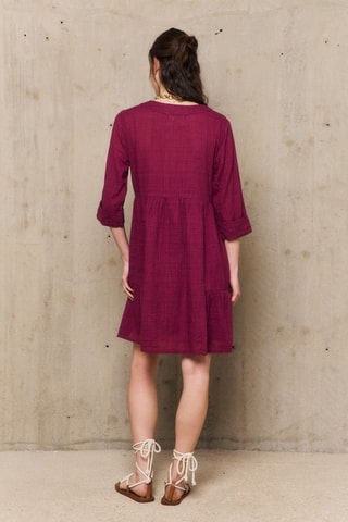 Abito a trapezio Candice - Bordeaux