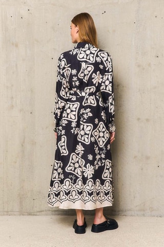 Abito a camicia Stéphanie - Nero