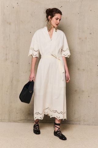 Robe midi Bahamas - Beige