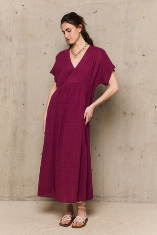 Abito midi Candice - Bordeaux