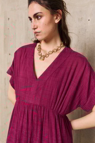 Abito midi Candice - Bordeaux