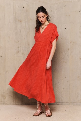 Abito midi Candice - Rosso