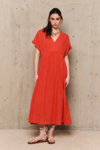 Abito midi Candice - Rosso