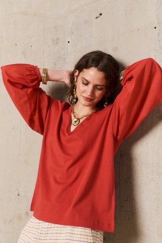 T-shirt Sabrina - Corallo