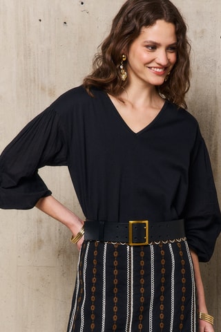 T-shirt Sabrina - Nero