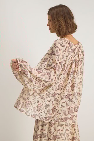 Tunica oversize Touria - Marrone