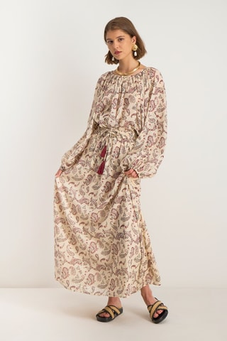 Tunica oversize Touria - Marrone