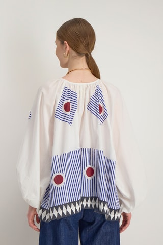 Tunica oversize Jessy - Marrone