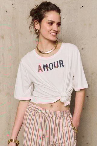 T-shirt Victoire - Bianco