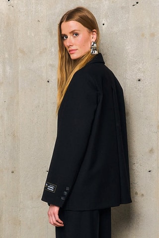 Giacca oversize in lana Chlotilde - Nero