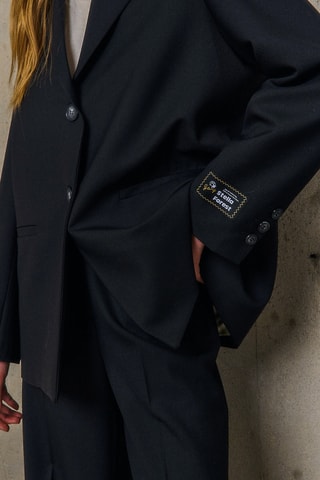 Giacca oversize in lana Chlotilde - Nero