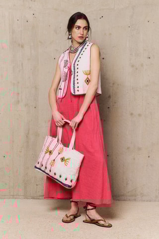 Giacca senza maniche Frida - Rosa